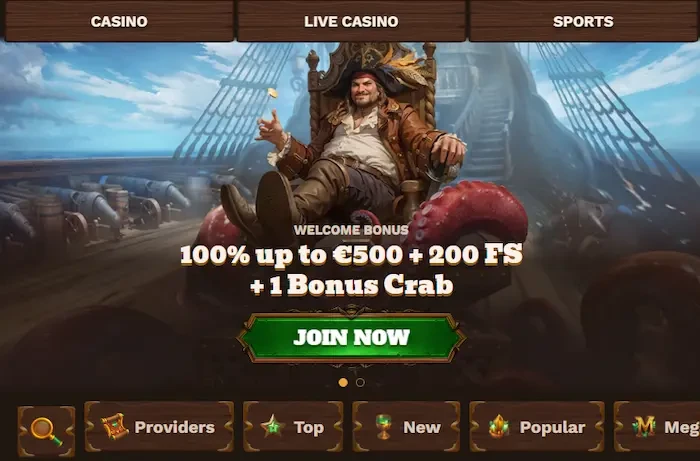 Fat Pirate Casino Home bonus